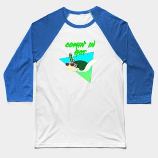 Sea Turtle - Coming In Hot Baseball T-Shirt